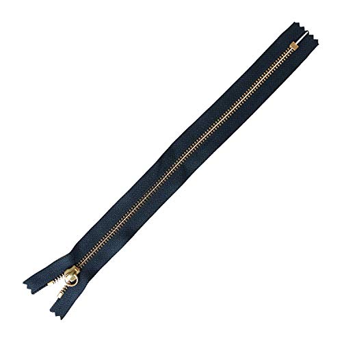 NBK マルチリングファスナー ゴールド 紺 30cm 同色3本入 5RGP30-560