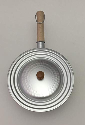 谷口金属 日本製 和の職人 秀華ゆきひら鍋用兼用蓋 シルバー 16cm 18cm 20cm兼用 軽くて使い易いアルミニウム製