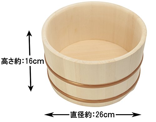 市原木工所 おひつ(江戸びつ) 7合用