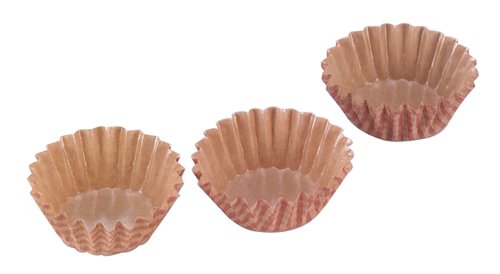 パール金属 ベイクリッチ 紙製ラミネート加工カップケーキ焼型7.5cm菊焼型(10枚入) D-1932