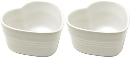 Le Creuset ラムカン・ダムール 2個入 ホワイト 910029-00-01