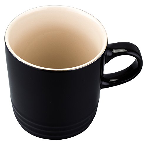 [ ル・クルーゼ ] Le Creuset マグカップ 350mL マグ ストーンウェア 91007235140000 ブラックエボニー Taza Caneca/Mug Cup POLISHED CERAMIC Black Ebony 北欧 食器 プレゼント ギフト 新生活 [並行輸入品]