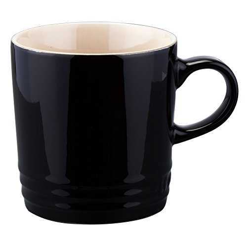 [ ル・クルーゼ ] Le Creuset マグカップ 350mL マグ ストーンウェア 91007235140000 ブラックエボニー Taza Caneca/Mug Cup POLISHED CERAMIC Black Ebony 北欧 食器 プレゼント ギフト 新生活 [並行輸入品]