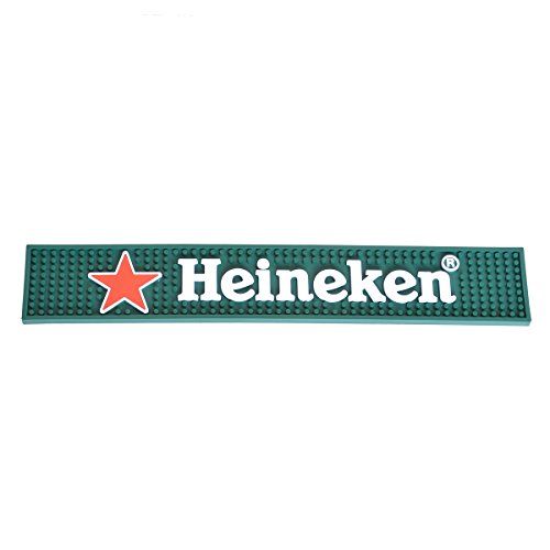 バーマット グラスマット ロングサイズ 「 ハイネケン Heineken 」バーグッズ アメリカ雑貨 インテリア雑貨