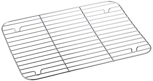 谷口金属 日本製 クッキングバット 3号 網付 シルバー 31×23.9×3.6cm