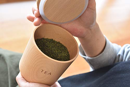 TOUGEI 木のキャニスター (tea ティ)