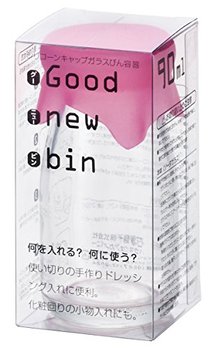 アデリア ガラス 保存瓶 牛乳びん 冷蔵庫ポケット収納 ピンク 129ml グーニュービン 日本製 M-6537
