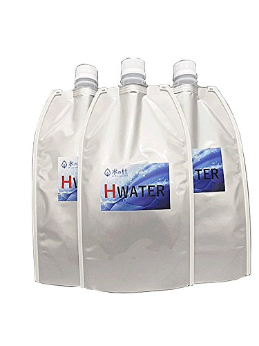 水素水専用保存容器　HWATER－BAG　1000ml　交換用３個セット