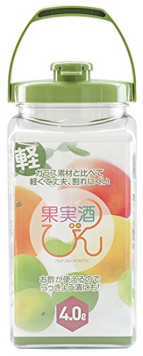 果実酒瓶 S型 4.0L みどり