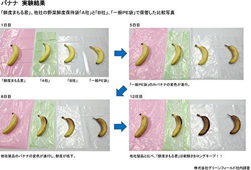 グリーンフィールド 野菜鮮度保持袋 鮮度まもる君 Lサイズ SM-905 6枚入 2個セット