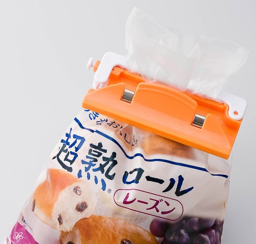 クリタック 食品保存用 くちどめクリップ オレンジ KC-5031