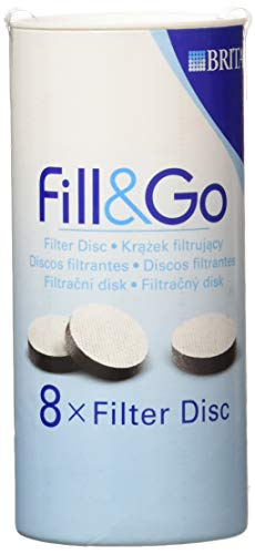 並行輸入品 Brita Fill＆Go 交換用ろ過フィルター8枚パック (4.5cmタイプ)