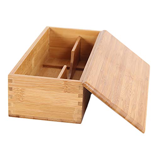 VIEAURA カトラリーケース 収納 木製 蓋付き 箸入れ 箸 スプーン フォーク 収納 カトラリー収納ボックス