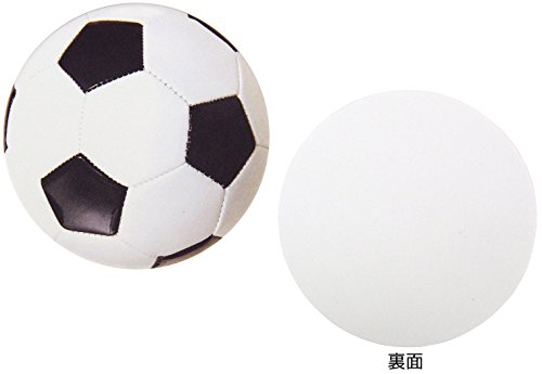 増田紙工 紙製 コースター 丸型 サッカー 100枚セット 972