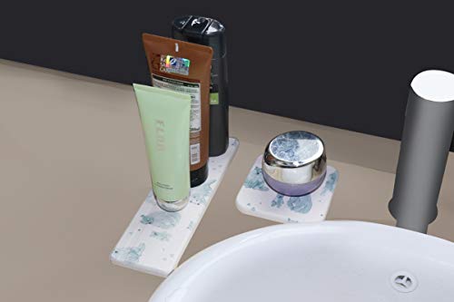 浴室 洗面所 用 アニマル 珪藻土 トレイ 4点セット（ 長方形 ／ 正方形） キッチン 石鹸 コースター