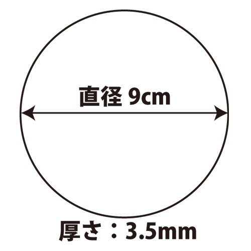 コルクコースター 丸 Φ9cm 3.5mm厚 100枚
