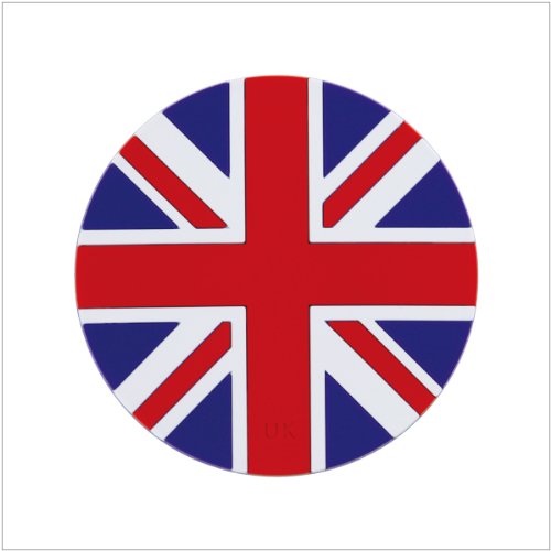青芳 コースター ネイビー φ90mm ワールドフラッグコースター U.K.国旗 027918