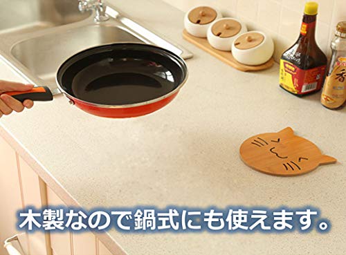 コースター コップ敷き 茶托 シリコン かわいい 猫 滑り止め 速乾 6種＆ ねこ ポット敷き 1枚セット