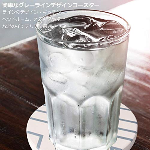 吸水コースター 6ピースセット Ebuty 茶バッド 断熱 超吸水 滑り止め （珪藻土よりも良い）