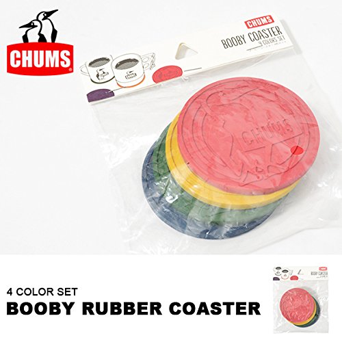 CHUMS(チャムス) Booby Rubber Coaster ブービー ラバー コースター 4色セット ch62-1198