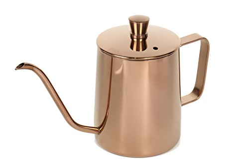 【Doux et Sourire】コーヒー ドリップポット ステンレス ドリップケトル ハンドドリップ コーヒーポット (350ml) (RoseGold)