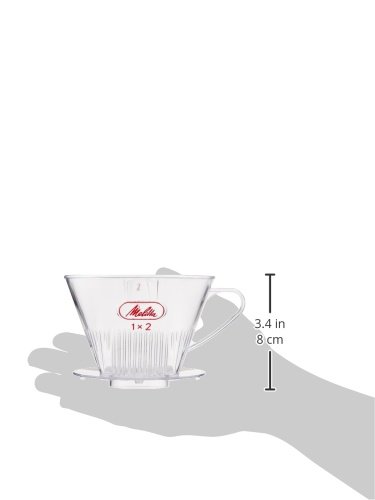 メリタ コーヒードリッパー コーヒーフィルター メジャースプーン付 2~4杯用 SF-M 1×2