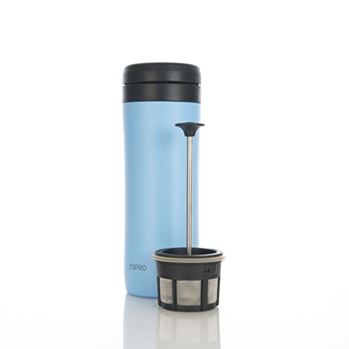 ESPRO(エスプロ) コーヒープレス ブルー 300ml トラベル 5012C-17BL