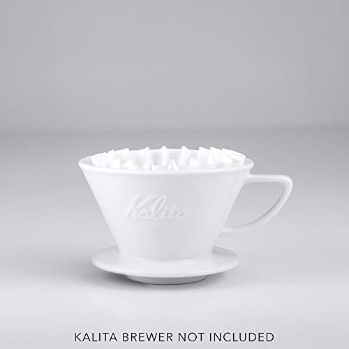 カリタ コーヒーフィルター ウェーブシリーズ 2~4人用 ホワイト KWF-185 100枚入り #22212