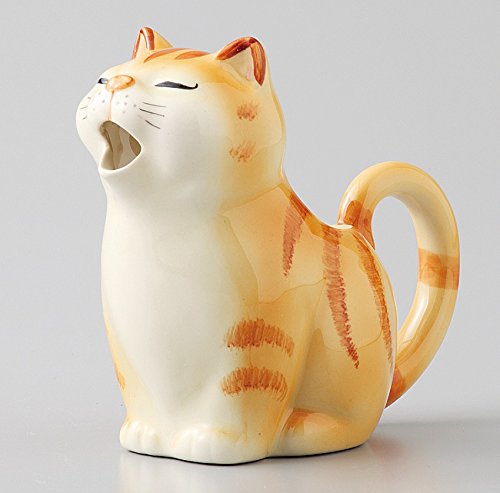 エールネット(Ale-net) キッチン用品・食器/卓上用品/その他 イエロー 11×11×7cm 猫クリーマ 黄トラ