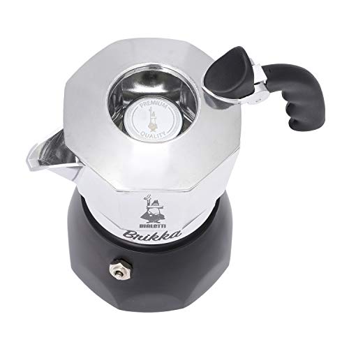 BIALETTI エスプレッソメーカー ブリッカ シルバー 2カップ用 ワンランク上の直火式 6782