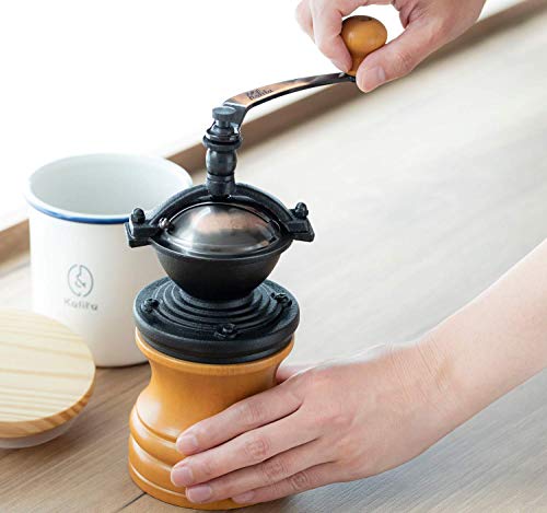 【セット買い】 カリタ コーヒーミル 手挽き ラウンドスリムミル ナチュラル+コーヒーメジャー 10gセット