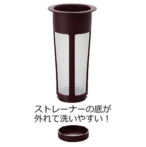 HARIO (ハリオ) 水出し コーヒーポット 1000ml   コーヒードリップ 8杯用 ブラウン  MCPN-14CBR