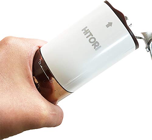 【 HiTORi 一杯分の挽き立てを本格的に味わうコーヒーグラインダー】 折りたたみ可能ハンドル コーヒーミル HiTORi 1cup mini Grinder 粒度調整可能 セラミックミル採用