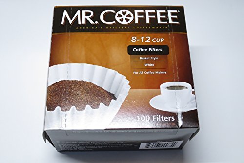 【 Mr. Coffee 】  ミスターコーヒー バスケットスタイル コーヒーフィルター 8-12カップ 100枚入り Made In USA [並行輸入品]