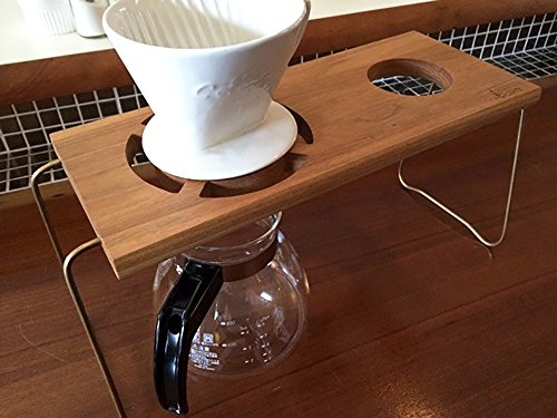 職人さんの手作り ハンドドリップ用2連スタンド 2point coffee drip stand