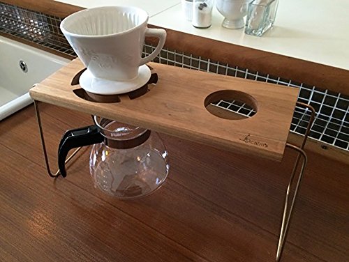 職人さんの手作り ハンドドリップ用2連スタンド 2point coffee drip stand