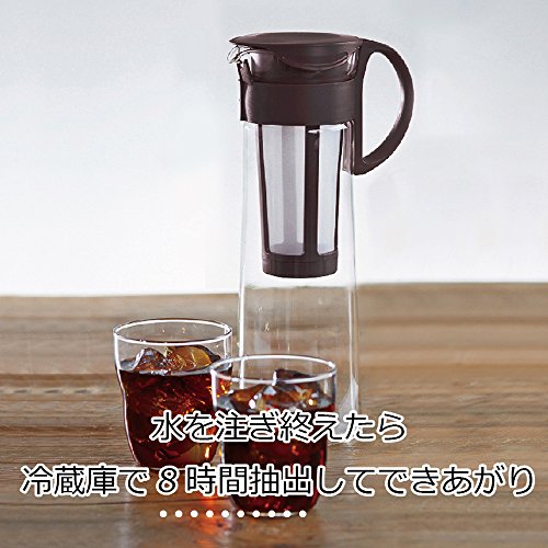 HARIO (ハリオ) 水出し コーヒーポット 1000ml   コーヒードリップ 8杯用 ブラウン  MCPN-14CBR