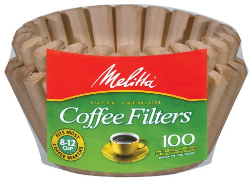 Melitta [メリタ] コーヒーフィルター ナチュラルブラウン 100枚 バスケットタイプ 629092 [並行輸入品]