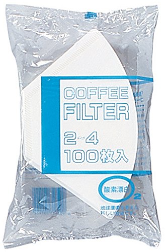 ボンマック 酵素漂白フィルター 100枚入り 2～4杯用 NB-200S #816126