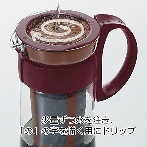 HARIO (ハリオ) 水出し コーヒーポット 1000ml   コーヒードリップ 8杯用 ブラウン  MCPN-14CBR