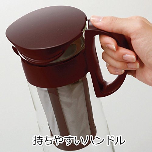 HARIO (ハリオ) 水出し コーヒーポット 1000ml   コーヒードリップ 8杯用 ブラウン  MCPN-14CBR