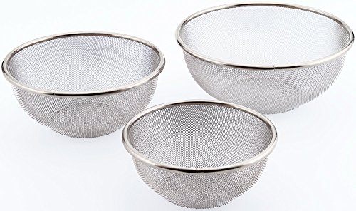 日本製・18-8ステンレスざる elite colander お得な3点セット