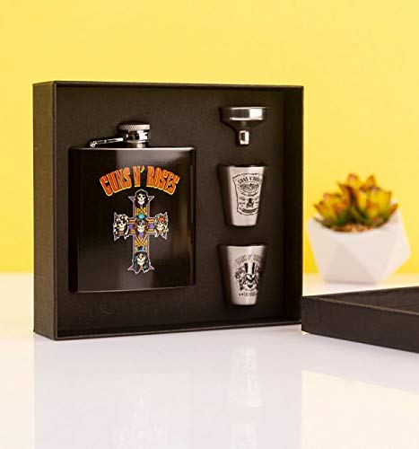 ■ガンズ アンド ローゼス■Guns N' Roses ■フラスク ギフトセット ■Hip Flask Gift Set ■ガンズ アンド ローゼス正規品 ■100% official Guns N' Roses product