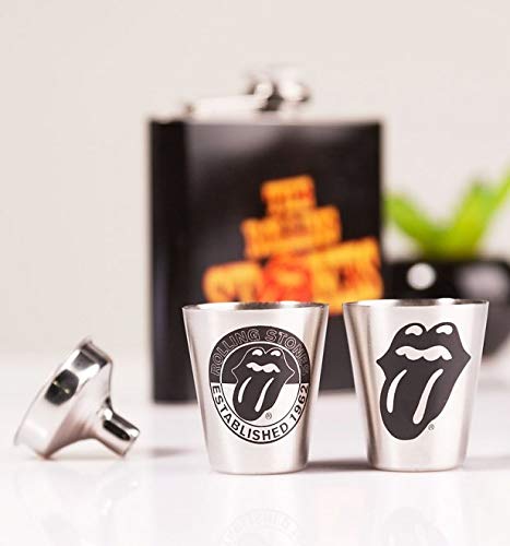 ■ローリングストーンズ■The Rolling Stones ■フラスク ギフトセット ■Hip Flask Gift Set ●ローリングストーンズ正規品 ●100% official Rolling Stones product