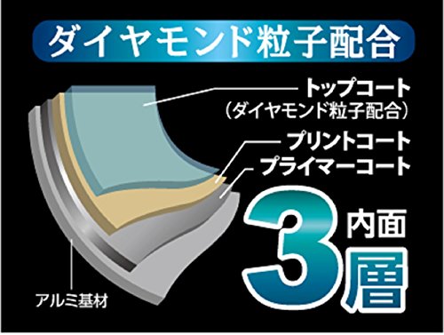 パール金属 玉子焼 15×18cm シルバーダイヤモンドコート 驚きの軽さII HB-3646