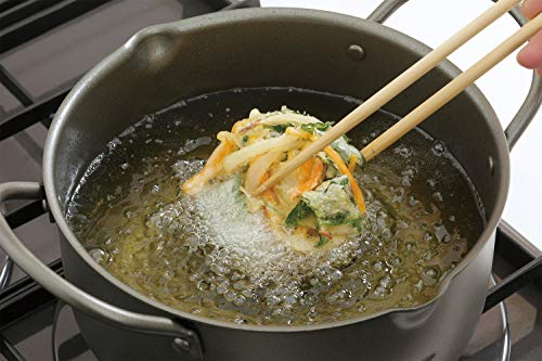 タマハシ(Tamahashi) 天ぷら鍋 鉄製 深型天ぷら鍋 20cm 和楽 IH対応 (蓋付き) WA-20WF