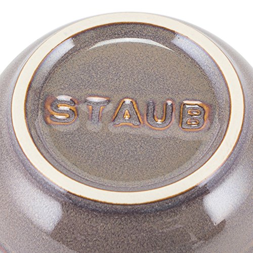 [ ストウブ ] Staub ラウンドラムカン セラミック 2個セット 8cm ヴィンテージカラーシリーズ ペア Ramekin Round, 2 Per Set 40511-860-0 グレー ancient grey 食器 耐熱 オーブン キッチン用品 [並行輸入品]