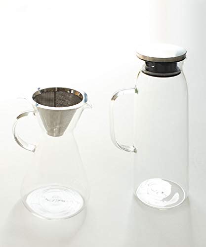 ckf005/b2c 耐熱ガラス ウォータージャグ 1000ml｜シンプルなデザインの麦茶ポット・ピッチャー・冷水筒