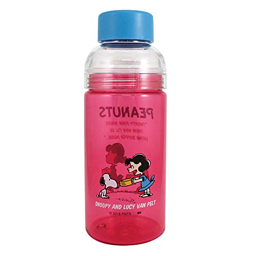 大西賢製販(K・Onishi) 冷水筒 ピンク 580ml PEANUTS セパレートボトル PB-1601