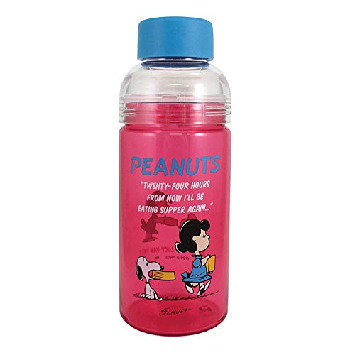 大西賢製販(K・Onishi) 冷水筒 ピンク 580ml PEANUTS セパレートボトル PB-1601